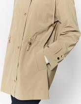 Parka mi-longue unie