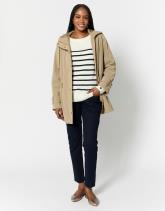 Parka mi-longue unie