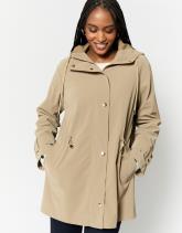 Parka mi-longue unie