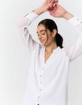 Blouse manches longues unie - 49,99 €