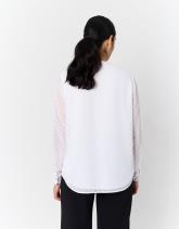 Blouse manches longues unie