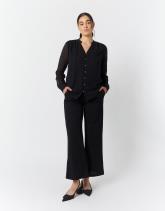 Blouse manches longues unie