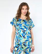 Blouse manches courtes imprimée