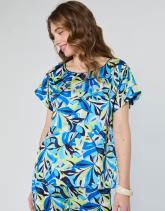 Blouse manches courtes imprimée