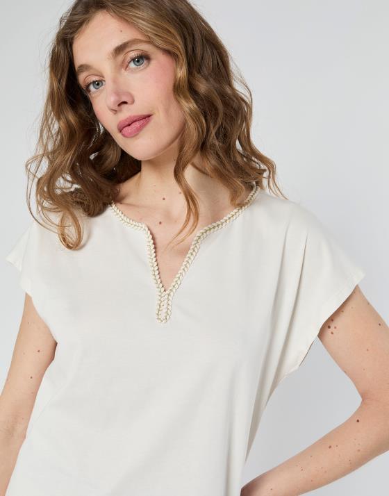 T-Shirt manches courtes 100% coton uni
