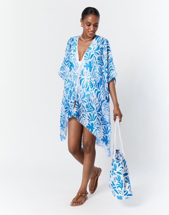 Poncho imprimé