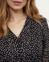 Robe courte imprimé à fleurs