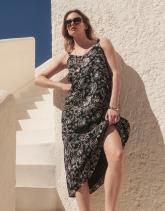 Robe maxi imprimée