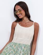 Robe longue imprimée