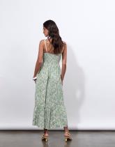 Robe longue imprimée