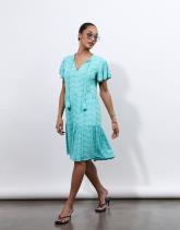 Robe courte unie