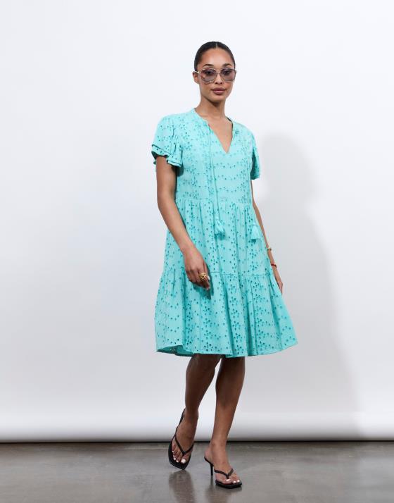 Robe courte unie