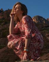 Robe courte imprimée