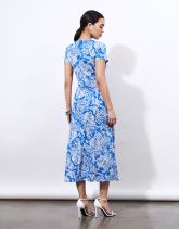 Robe longue imprimée