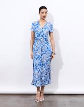 Robe longue imprimée