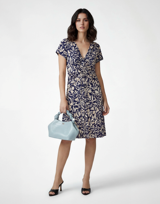 Robe courte imprimée