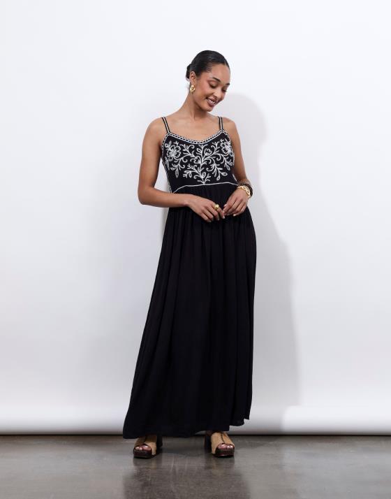 Robe longue unie