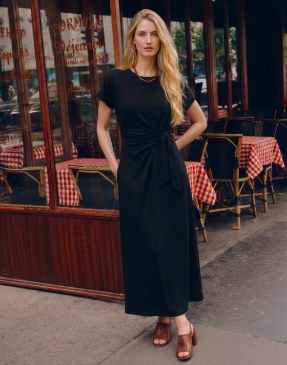 Robe longue unie