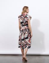 Robe midi imprimée