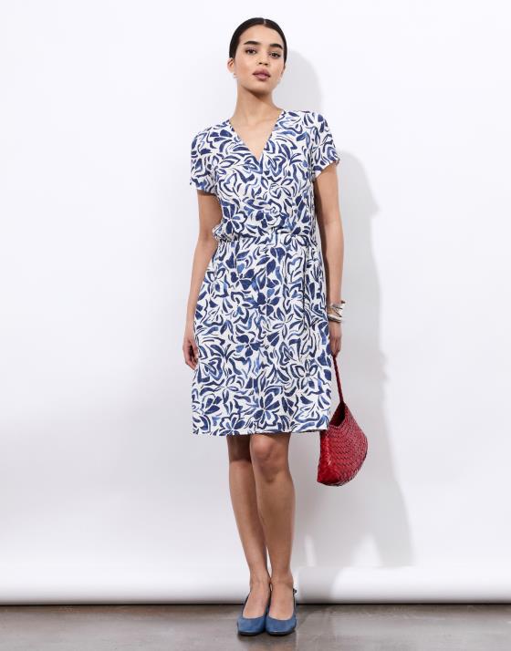 Robe courte imprimée