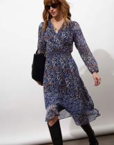 Robe midi imprimée