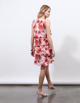 Robe courte imprimé à fleurs