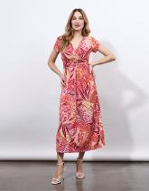 Robe longue imprimée