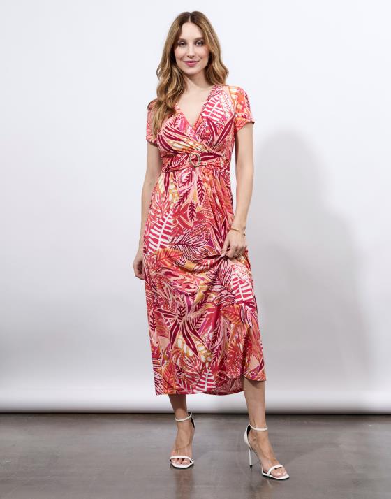 Robe longue imprimée