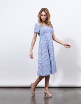 Robe longue imprimé à fleurs