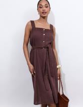 Robe midi unie