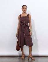 Robe midi unie