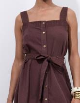 Robe midi unie