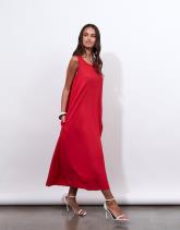 Robe longue unie
