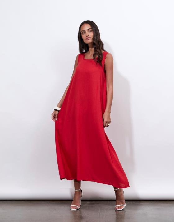 Robe longue unie