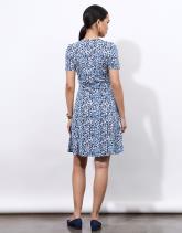 Robe courte imprimé à fleurs