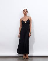 Robe longue unie