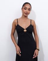 Robe longue unie