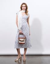 Robe longue imprimé à fleurs