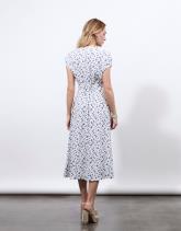 Robe longue imprimé à fleurs