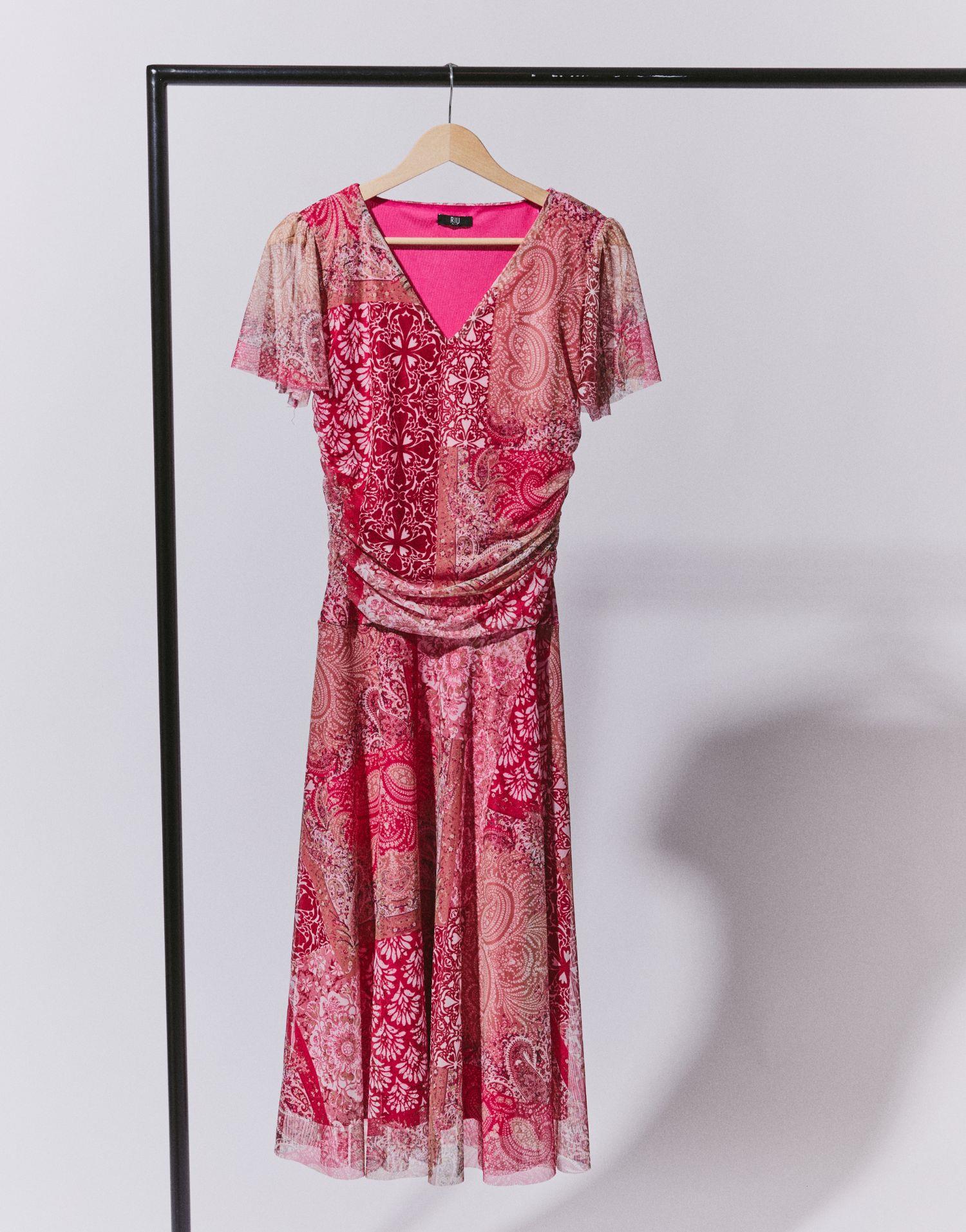Robe longue imprimée
