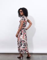 Robe longue imprimée