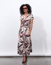 Robe longue imprimée