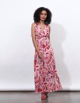 Robe longue imprimée