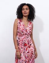 Robe longue imprimée