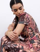 Robe longue imprimée