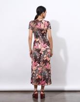 Robe longue imprimée