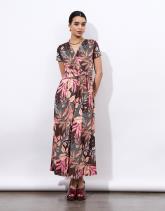 Robe longue imprimée