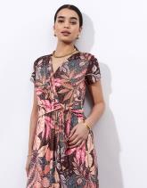 Robe longue imprimée