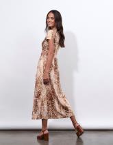 Robe longue imprimée