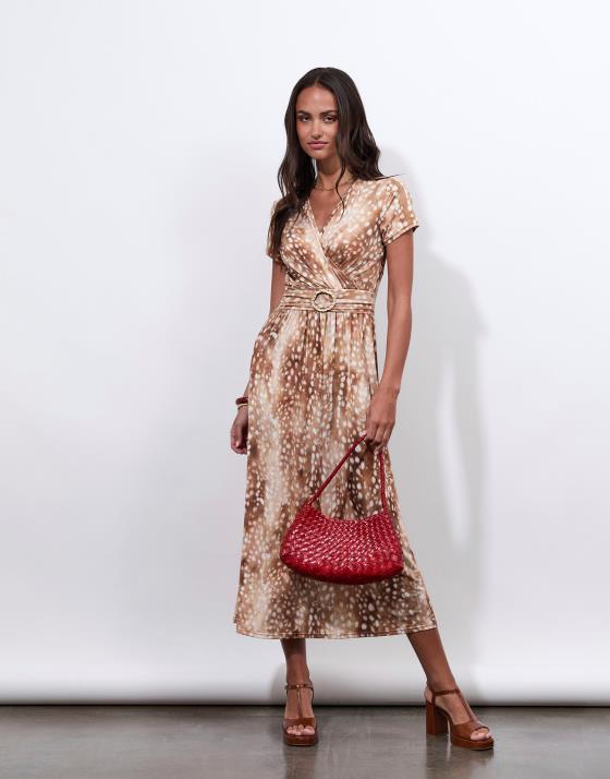 Robe longue imprimée